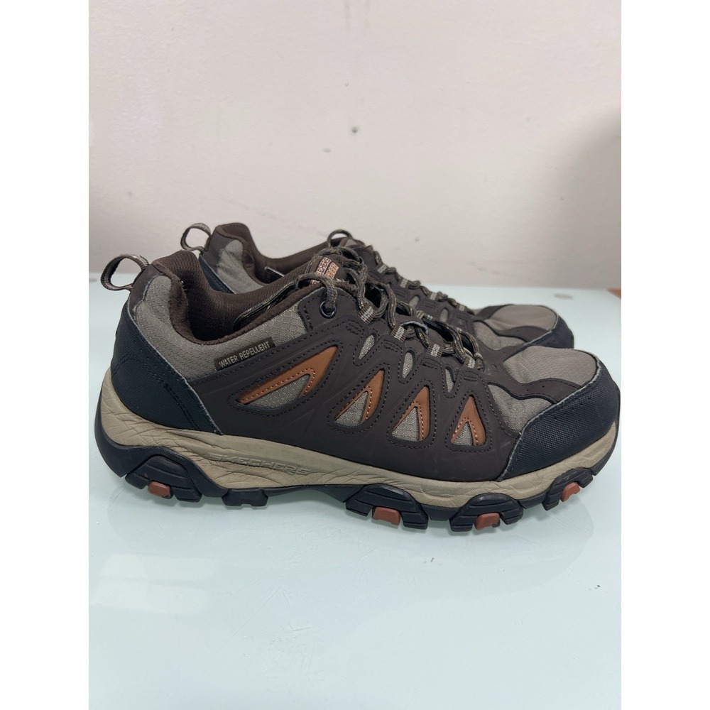 Skechers‎ Outdoor Trail Hiking Shoes Men's 10 Brown 51844W Needs Insoles